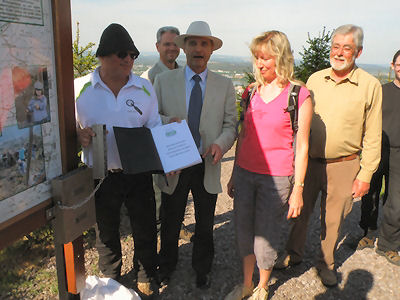 Gipfelbucheinweihung